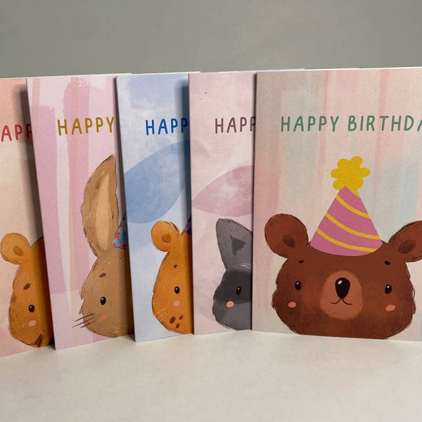Paper Station Card Set - Party Animals