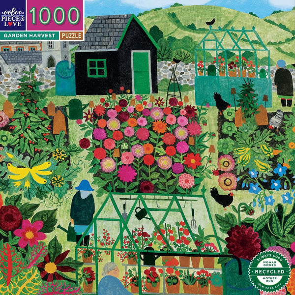 1000 Pc Puzzle - eeBoo - Garden Harvest