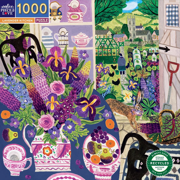 1000 Pc Puzzle - eeBoo - Lavender Kitchen