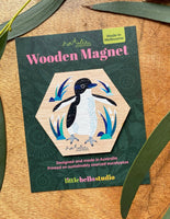 Wooden Magnet - Little Penguin