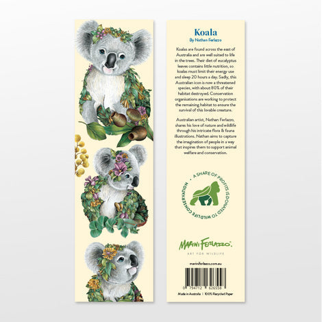 Marini Ferlazzo Bookmark - Koala Family