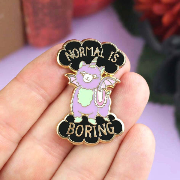 Jubly Umph Lapel Pin - Normal is Boring