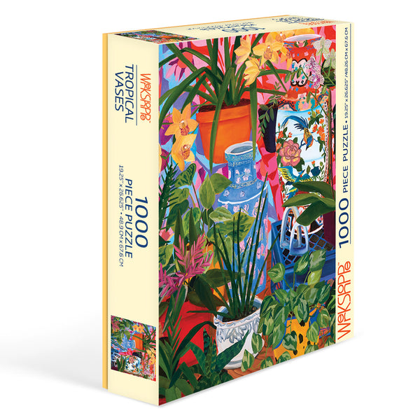 1000 Pc Puzzle - WerkShoppe - Tropical Vases