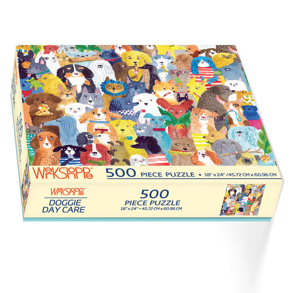 500 Pc Puzzle - WerkShoppe - Doggy Day Care