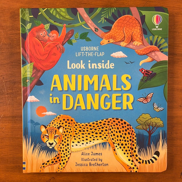 Usborne - Look Inside Animals in Danger (Board Book)