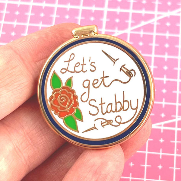 Jubly Umph Lapel Pin - Let's Get Stabby