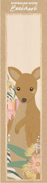 Wooden Bookmark - CW - Kangaroo