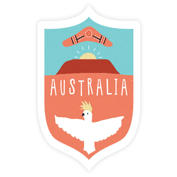 Sunday Paper Bumper Sticker - Australia Cockatoo