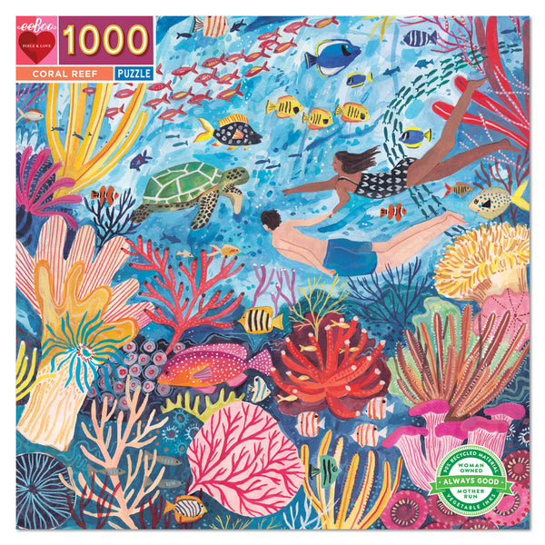 1000 Pc Puzzle - eeBoo - Coral Reef