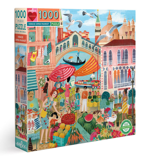 1000 Pc Puzzle - eeBoo - Venice Market