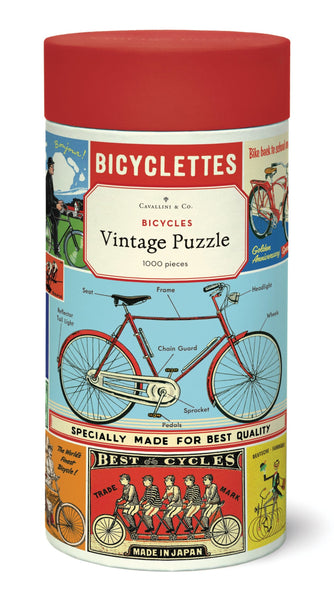 1000 Pc Puzzle - Cavallini - Bicycles