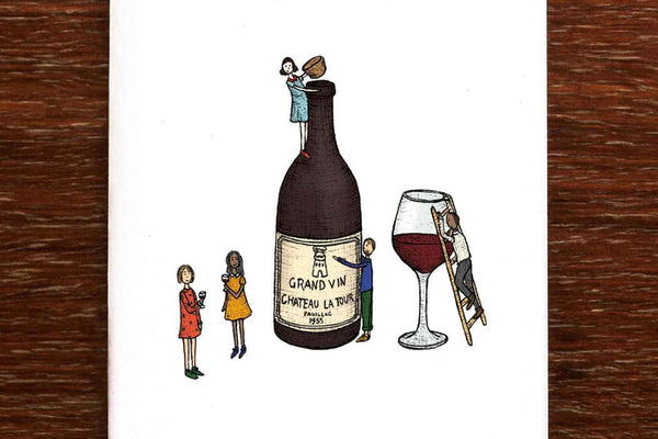 The Nonsense Maker Card - Wine Time