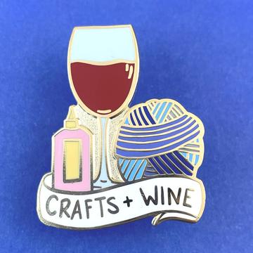 Jubly Umph Lapel Pin - Crafts and Wine