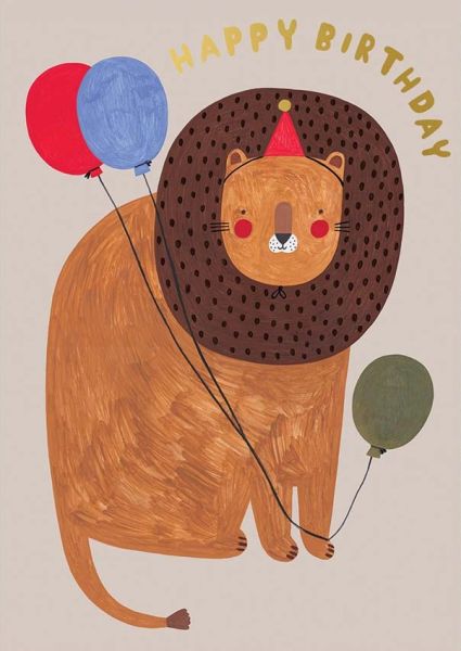 ED Foil Card - Birthday Lion