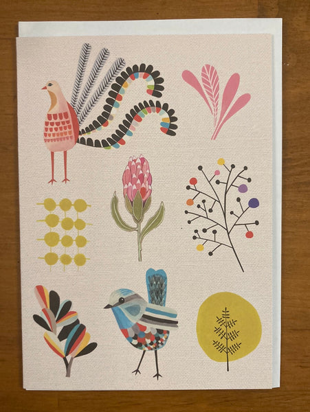 Earth Greetings Card - Garden Party