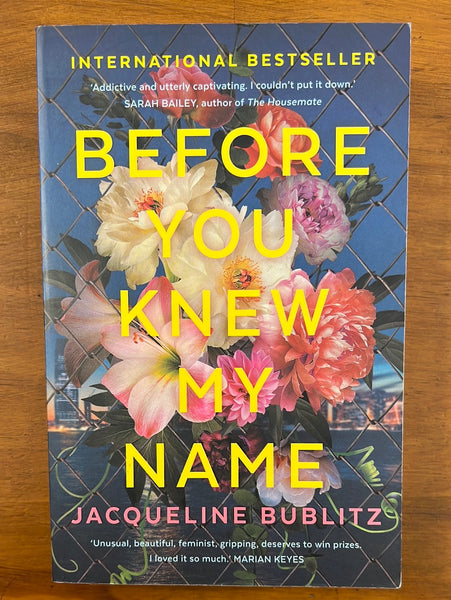 Bublitz, Jacqueline - Before You Knew My Name (Paperback)