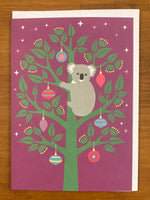 Earth Greetings Card - Christmas Koala