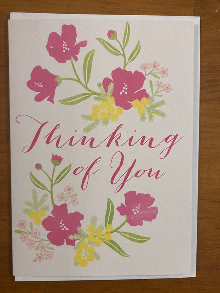 Earth Greetings Card - Thinking of You Hibiscus