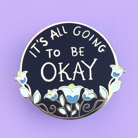 Jubly Umph Lapel Pin - It's All Going To Be Okay