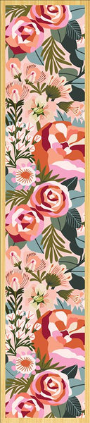 Wooden Bookmark - KK - Blush Peonies & Roses