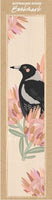 Wooden Bookmark - CW - Magpie