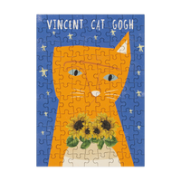 99 Pce Mini Jigsaw - Vincent Cat Gogh