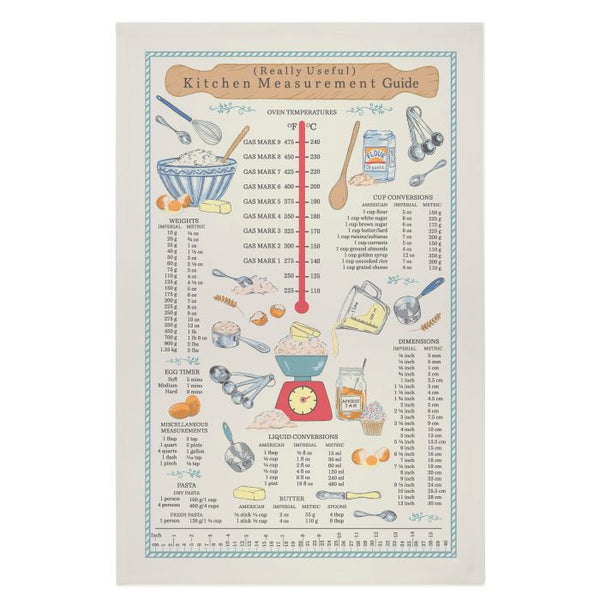 Ulster Weavers Tea Towel - Kitchen Measurements
