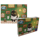 99 Pc Puzzle - The Puzzle Collab - Black Cat on The Toilet
