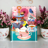 Pop Up Card - Teacups