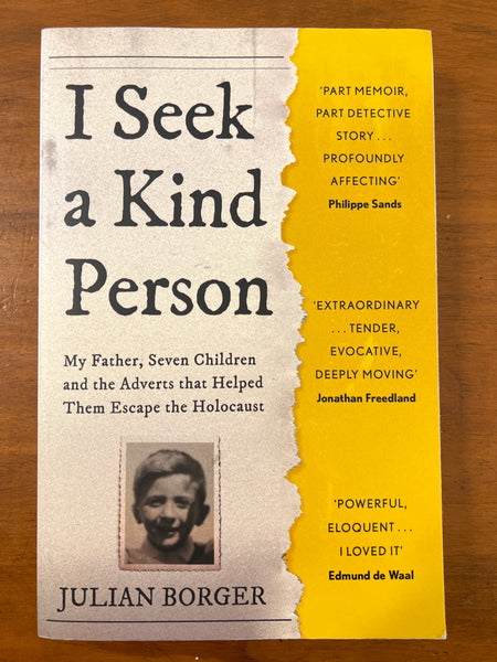 Borger, Julian - I Seek a Kind Person (Trade Paperback)