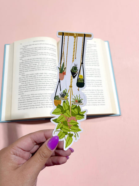 Die Cut Bookmark- Hanging Plants