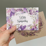 Card - With Deepest Sympathy Lilacs