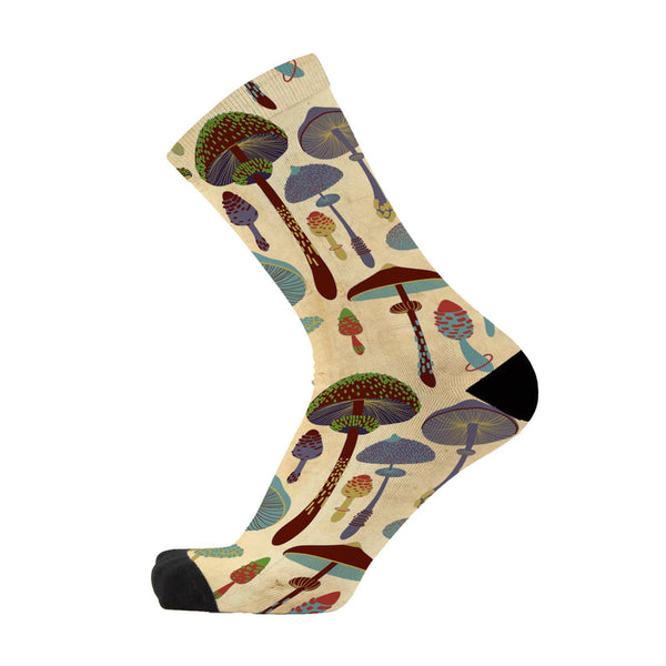 Red Fox Sox - Vintage Mushroom