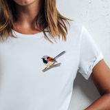 Selatan Brooch - Bird Variegated Fairy Wren