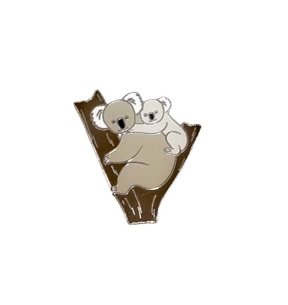 Red Parka Pin - Koala