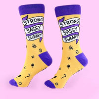 Jubly Umph Large Socks - Strong Sassy Sweary