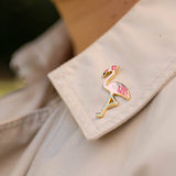 Happily Plants Pin - Bird Pink Flamingo