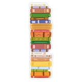 Die Cut Bookmark- Stack of Books