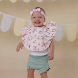 Frill Snuggle Bib - Alice’s Tea Party