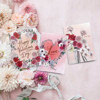 Typoflora Card - Valentine Rose