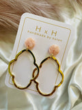 HxH Dangles - Lantern Pink Quartz
