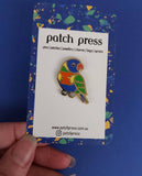 Patch Press Pin - Aus Rainbow Lorikeet