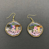 MQ Dangles - Pressed Dried Flowers & Mushroom Floral