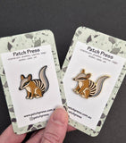 Patch Press Pin - Aus Numbat (gold metal)