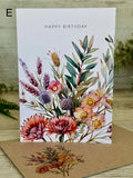 Card - Birthday Australian Florals C