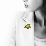 Selatan Brooch - Green Tree Frog