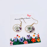 MQ Sml Dangles - Queen Anne's Lace & Lobularia Maritima Flowers