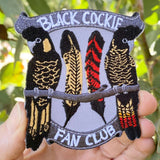 Embroidered Patch - Black Cockie Fan Club