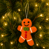 Felt Christmas Ornament - Gingerbread Man