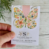 Magnetic Bookmark - Pastel Butterfly Liberty